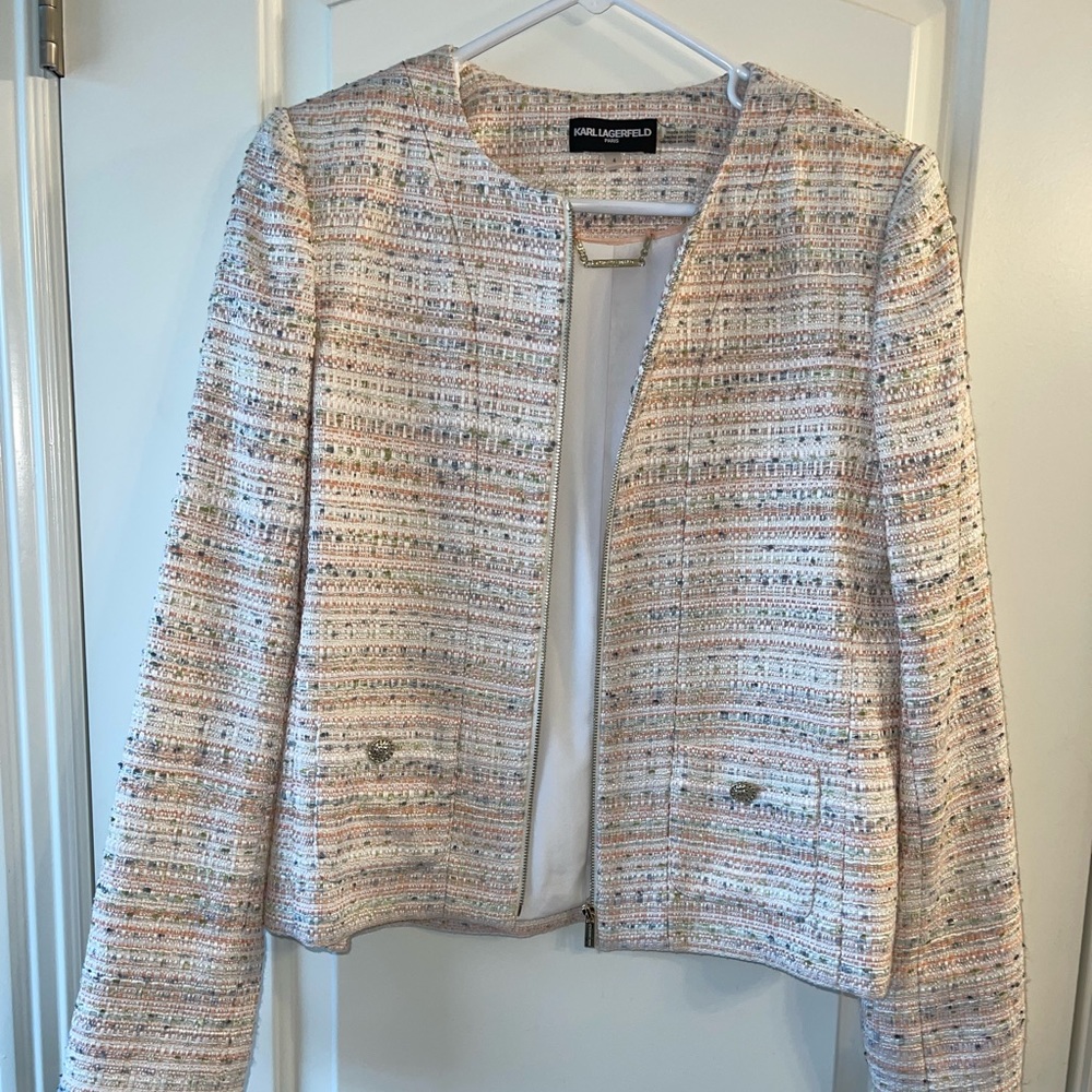 Karl Lagerfeld shimmer blazer